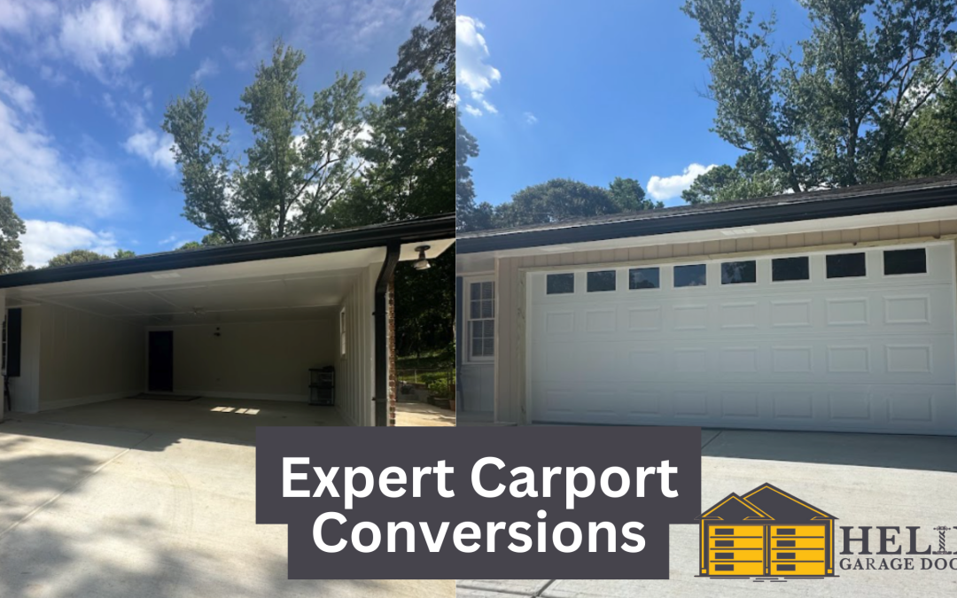 Carport Conversions: Transforming Your Space with Helix Garage Doors