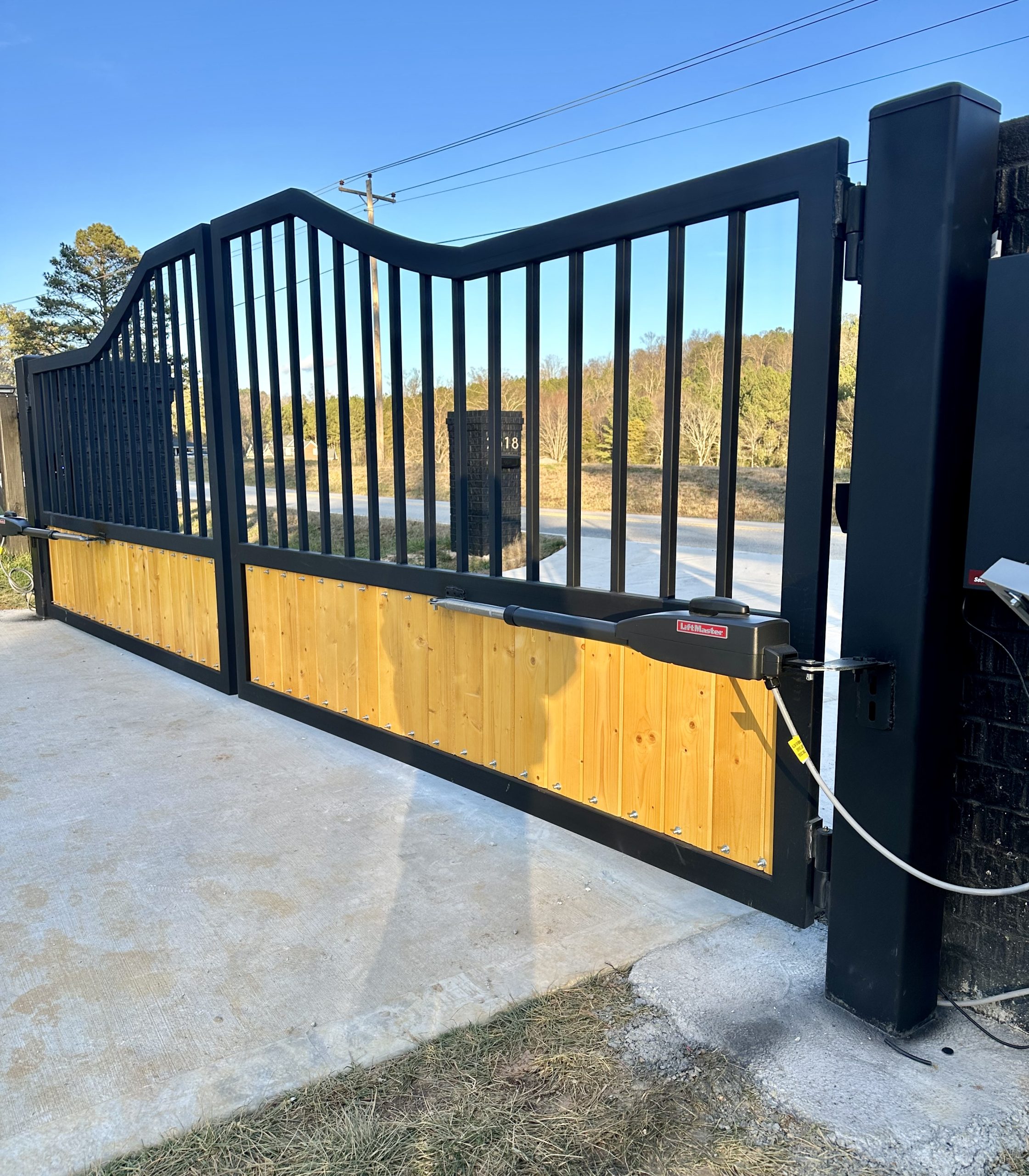Custom Gates in Smyrna, GA installed by Helix Garage Doors and Openers