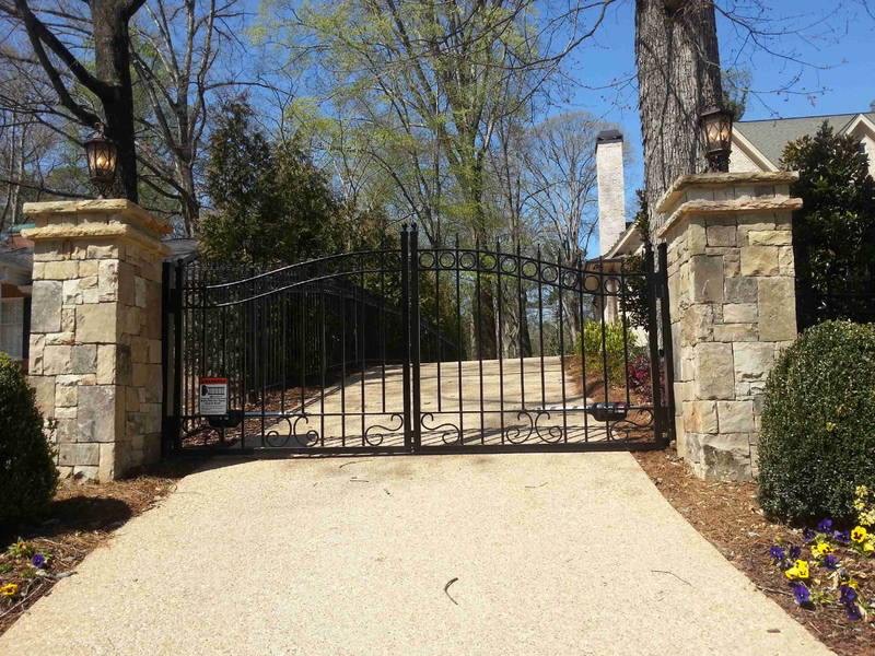 Custom Gates in Smyrna, GA installed by Helix Garage Doors and Openers